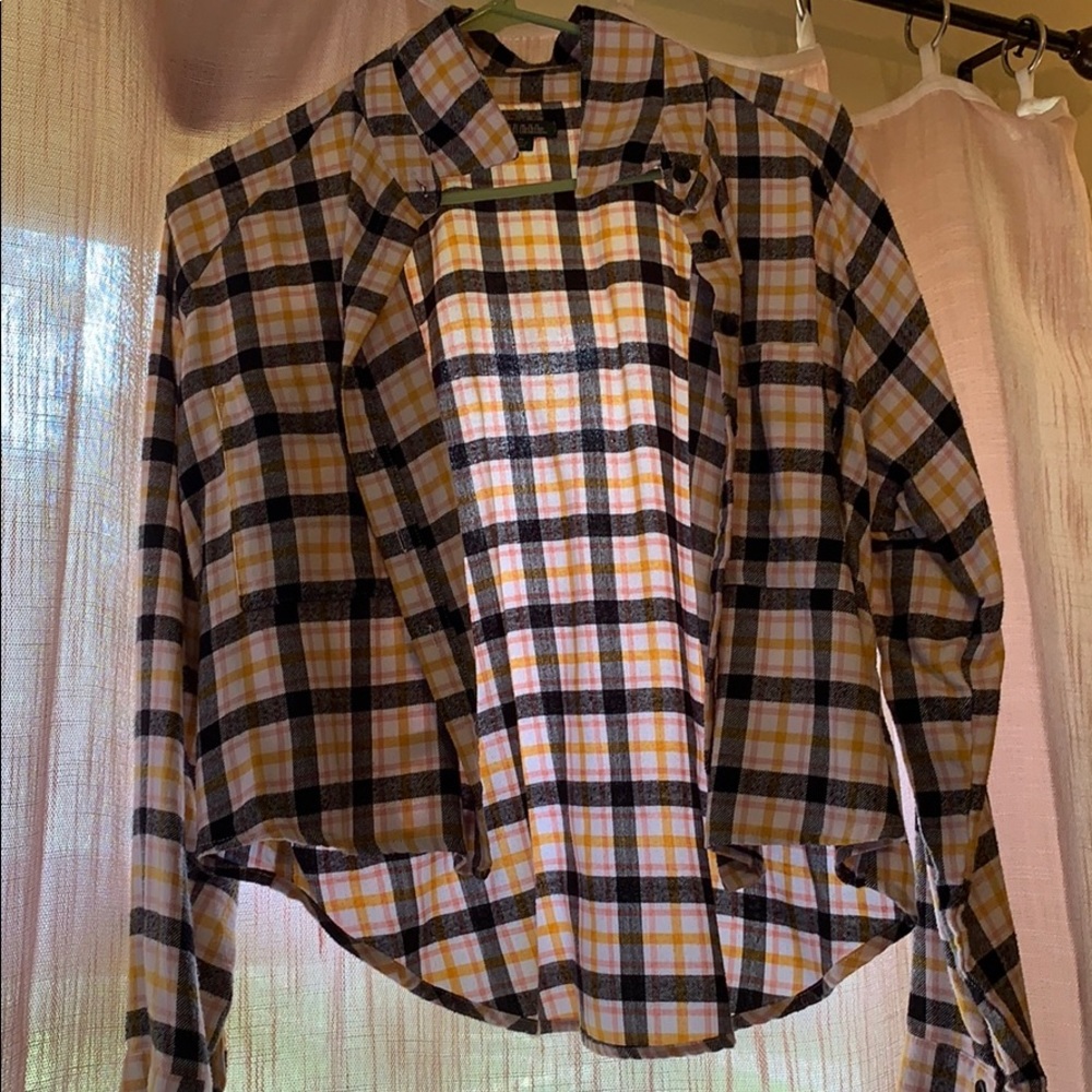 Yellow/Pink Flannel